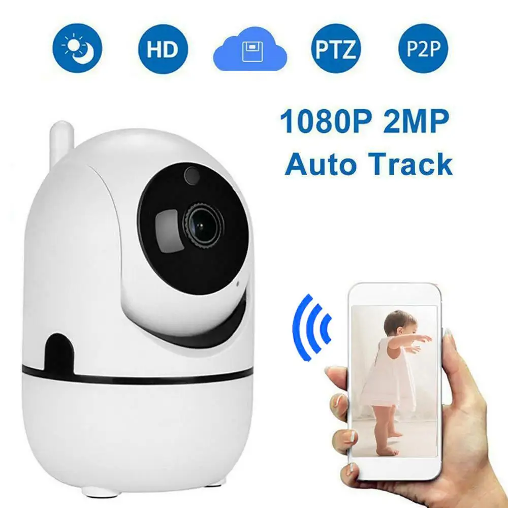 IP камера HD 1080P Беспроводная с функцией ночного видения и поддержкой Wi Fi|Радионяни|