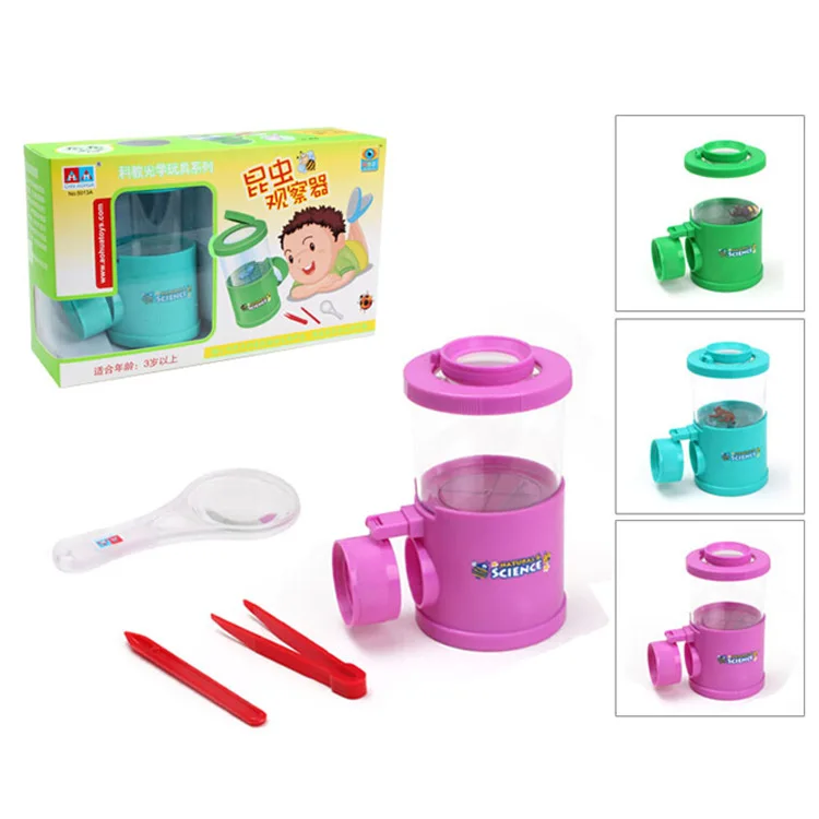 

Insect Magnifier Bug Viewer Collecting Kit Children Observer Biology Kit Learning Toy Kids Science Nature Exploration Toys