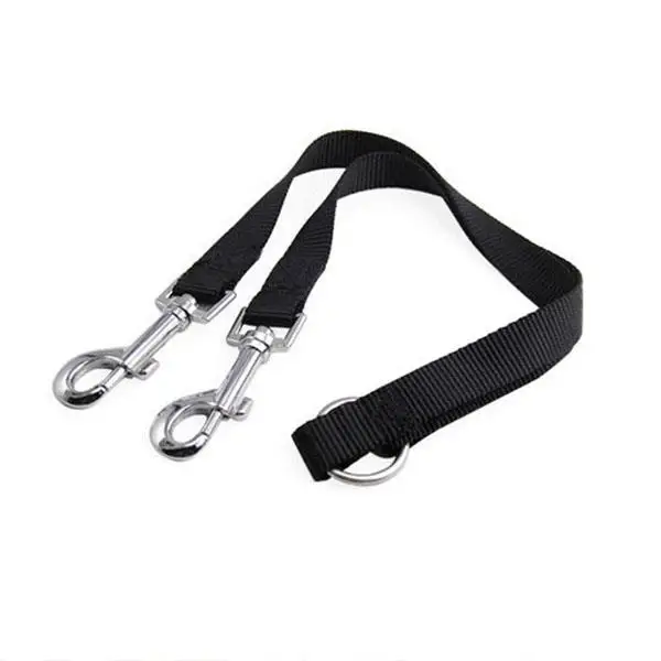 Сцепка поводок двухшпиндельный двухходовой двойной для собак прогулочное