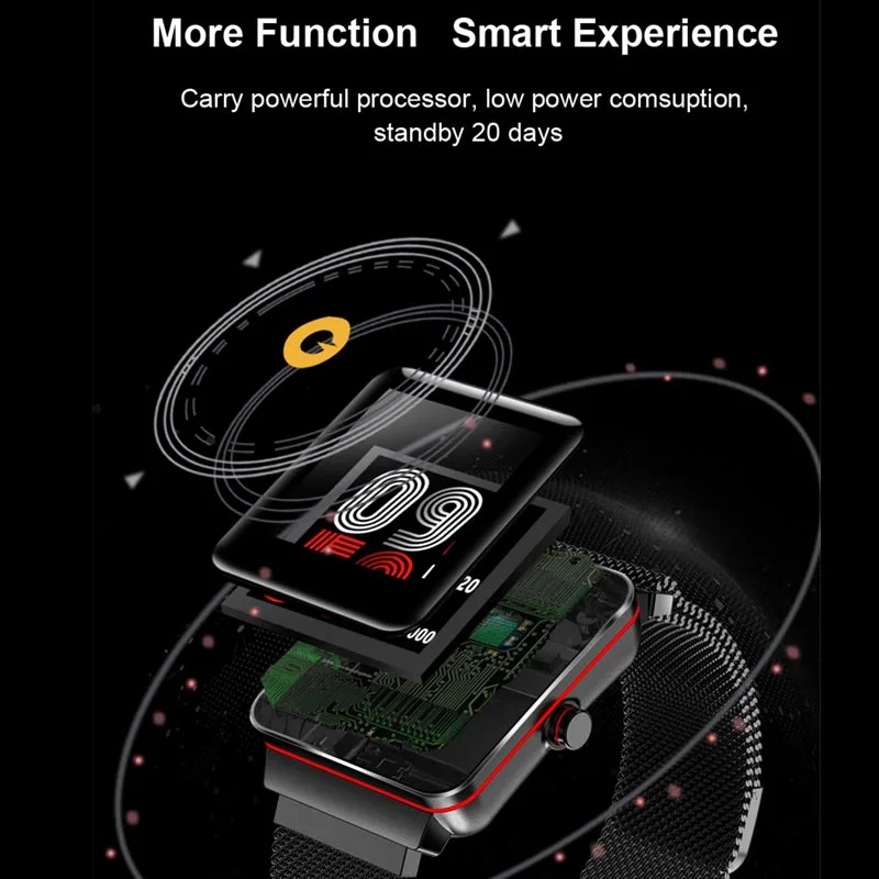 Greentiger H10 Смарт-часы Для мужчин сердечного ритма крови Давление Смарт-часы с мониторингом IP67 Водонепроницаемый браслет Фитнес фитнес-трекер