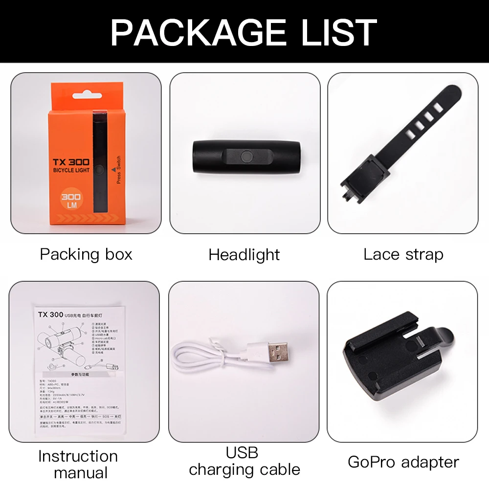 Cena Światło rowerowe przeciwdeszczowe led ładowane na usb Road przód roweru lampa Gopro kinkiet lampy reflektor aluminium Ultralight latarka