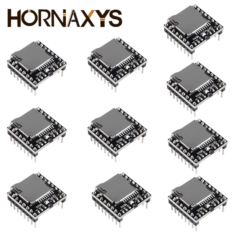 

10pcs Mini MP3 Player Module TF Card U Disk Mini MP3 Player Audio Voice Module Board For Arduino DF Play