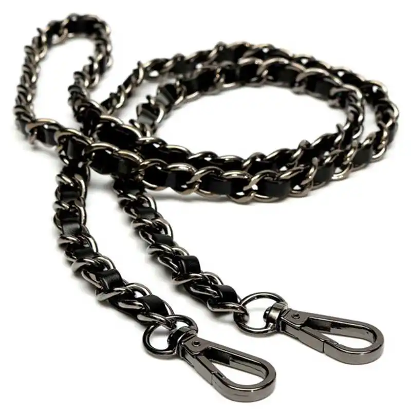 Leather Chain Purse Cross-body Handbag Shoulder Bag Strap Replacement Accessories 120cm,black