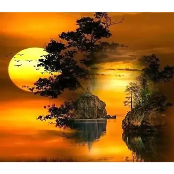 

5D Diamond Painting by Number Kits, Painting Cross Stitch Full Drill Decor Gift