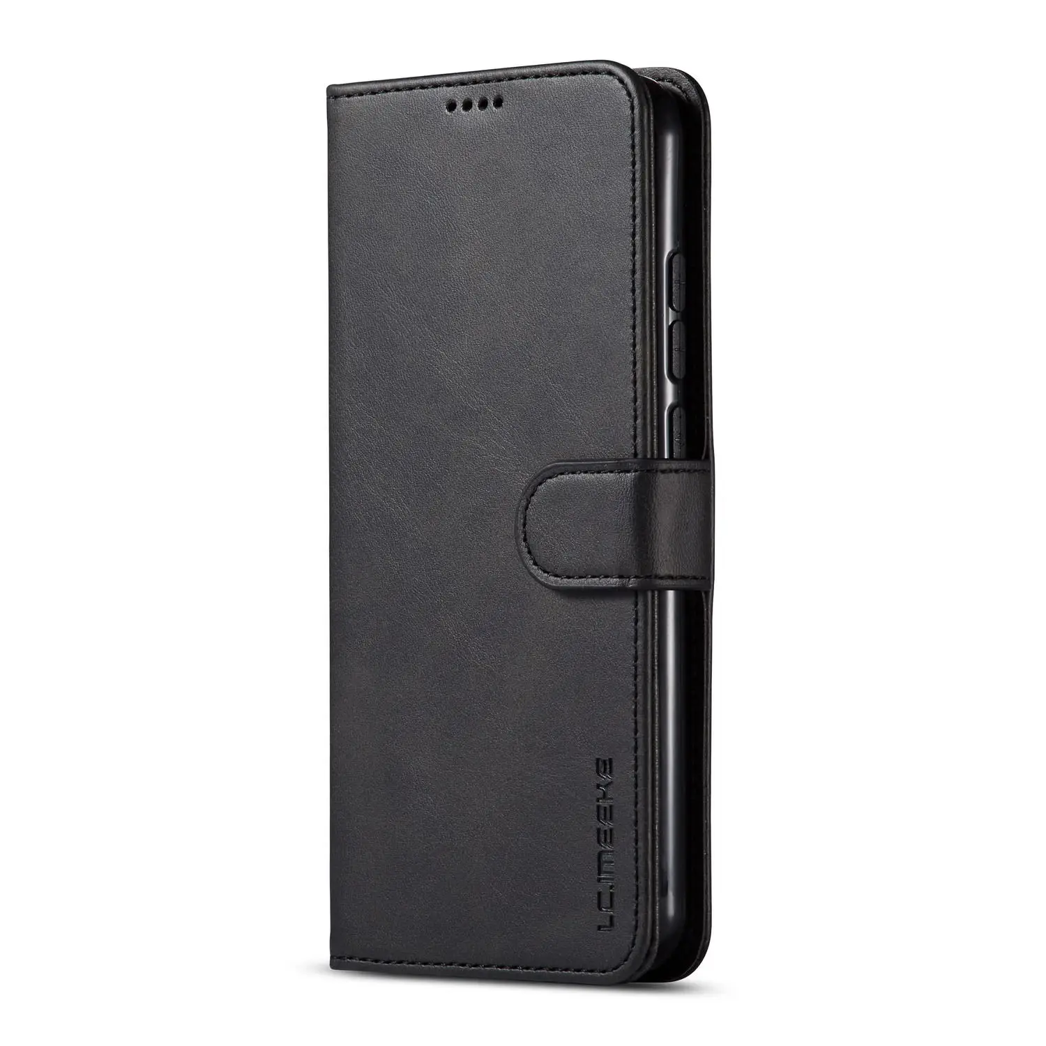 Чехол для Redmi Note 8 T, чехол для Xiaomi Redmi Note 7, роскошный кожаный чехол-книжка с бумажником для Xiaomi Redmi Note 5, 6, 7, 8 Pro, чехол - Цвет: black