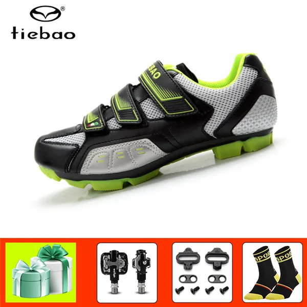 Tiebao sapatilha mtb, мужская обувь для велоспорта, уличные кроссовки, велосипедные педали, обувь для велосипеда, дышащая обувь для верховой езды - Цвет: pedals for 943 G