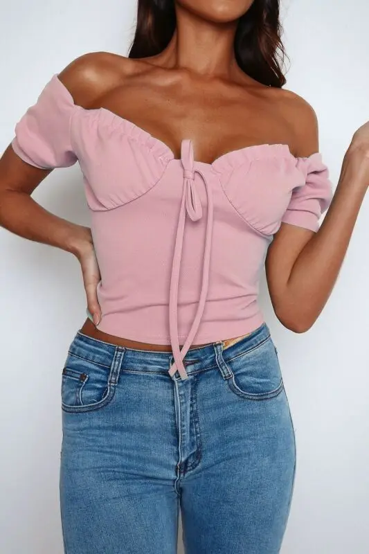 Новые женские с коротким рукавом и оборками Короткие топики скинни Bralette женские тонкие резервуары топы жилет прозрачный красный розовый светло-зеленый