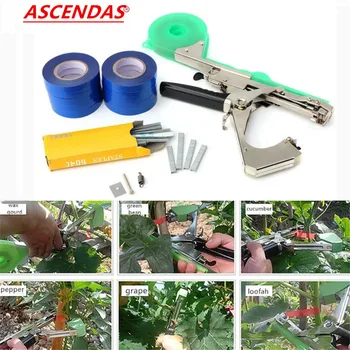 

Tying Machine Plant Garden Plant Tapetool Tapener +10 Rolls Tape Set for Vegetable Grape Tomato Cucumber Pepper Flower TP-0275