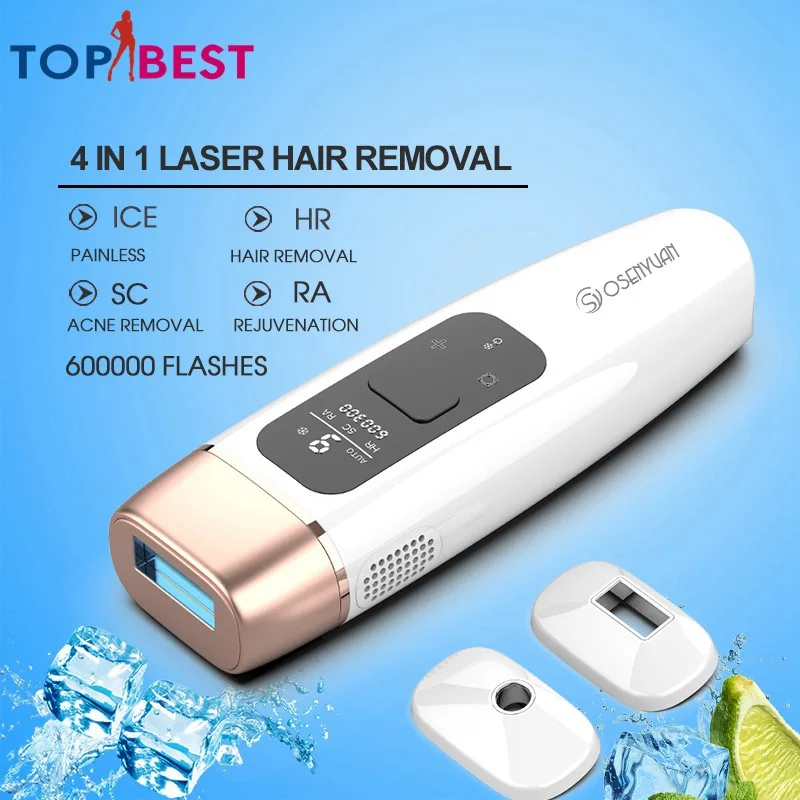 24 Hours Ship Out! Original ICE Cool Permanent IPL Epilator Laser Hair Removal Device For Body Bikini Face Underarm | Бытовая техника