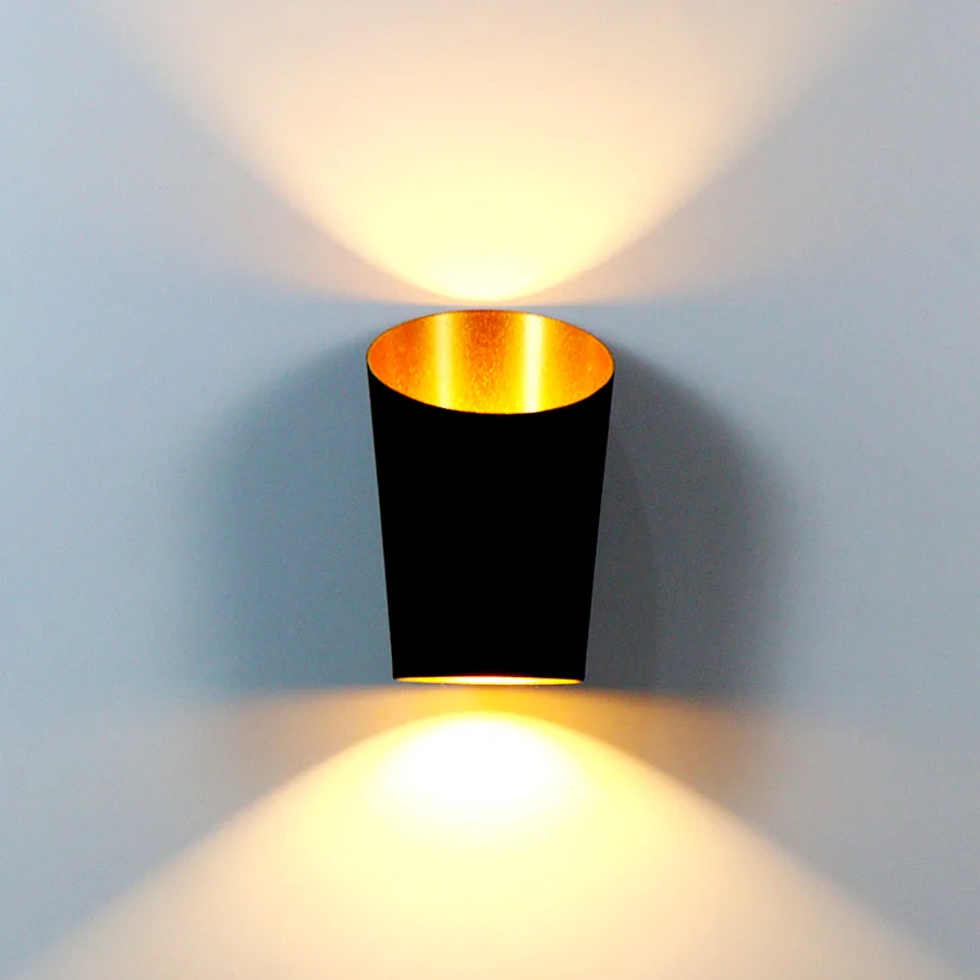 

Black White Wall Sconce Lamp Iron Modern Wall Lamp Led Light for Bedroom Stairs Outdoor Indoor Lighting Interior Wall Light