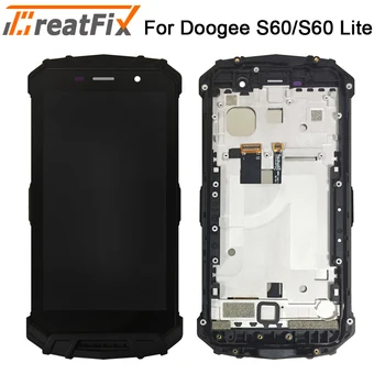 

New Original Tested Touch Screen LCD Display+Frame Assembly Replacement For Doogee S60/S60 Lite Phone