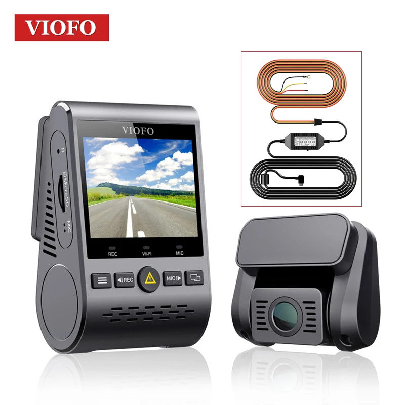 

VIOFO A129 Dash Cam Camera Duo Dual Channel 5GHz Wi-Fi Full HD Sensor IMX291 HD Dual 1080P Car DVR with GPS & ACC HARDWIRE KIT
