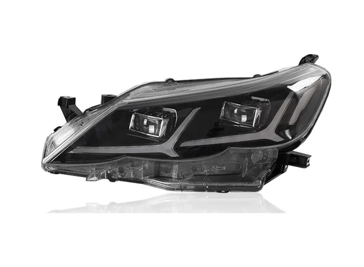 2 шт. автомобильный стиль светодиодный фары для Toyota Mark X рейз 2010-2013 для рейз фара светодиодный DRL Объектив двойной луч H7 HID Xenon bi xenon