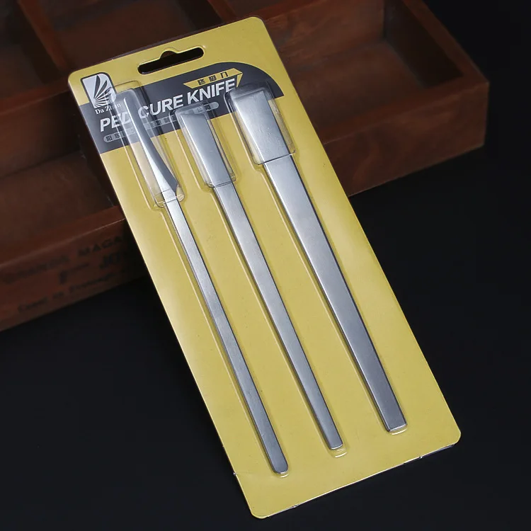 

Exhibition Profession Pedicure Knife Set Onychomycosis Pedicure Tool Arrange Heel Knife for Removing Dead Skin Yangzhou Three Kn