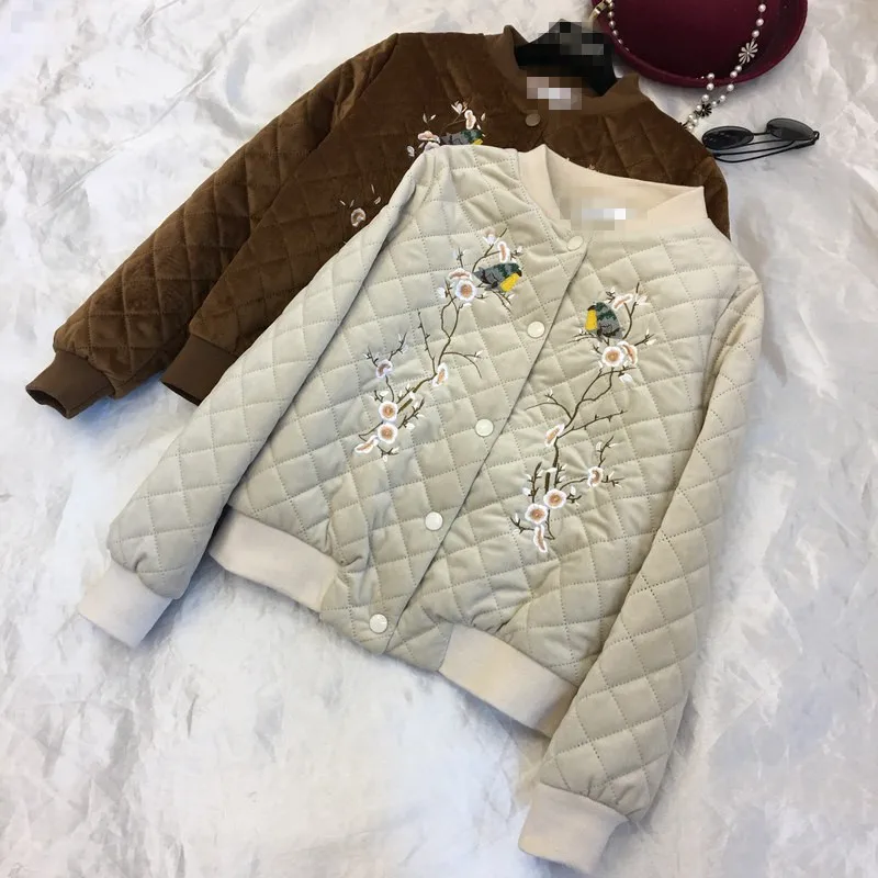 Весна стиль вышитые куртки AliExpress EBay