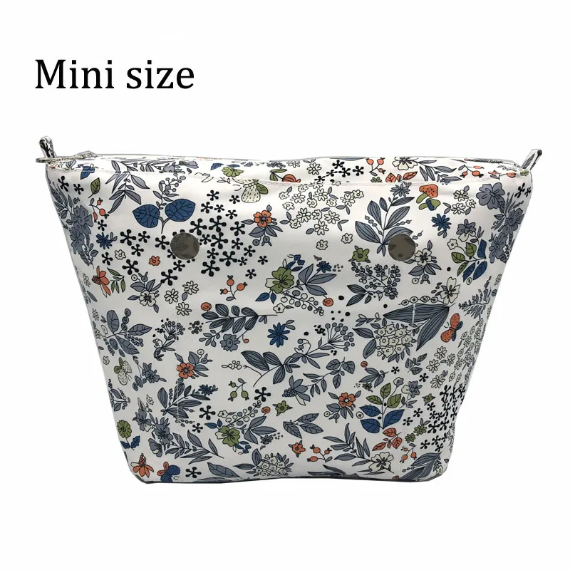 TOP Lace Classic Mini Waterproof Lining Inner Zipper Pocket insert with inner coating For Obag O bag women's bag handbag 