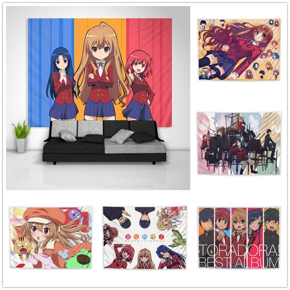 Торадора! Айсака Тайга гобелен искусство настенный диван стол покрывало