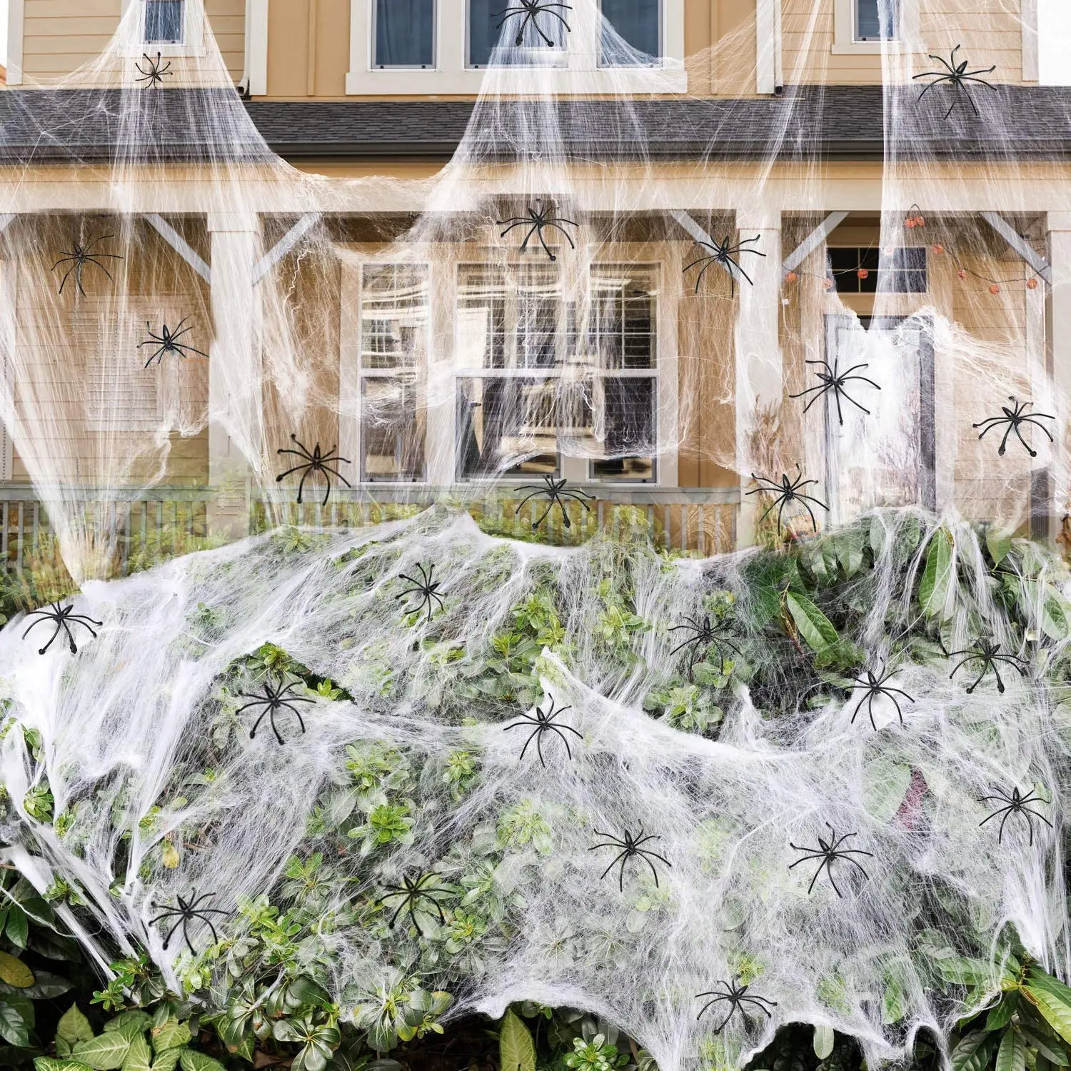 Halloween Requisite Spider Web Festival Party Spinnennetz Spukhaus Haus Cobweb 