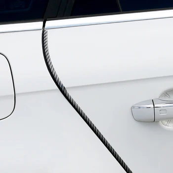 

Rubber Scratch-proof Protective Strip Edge Protector Shield Guard Door Hood Trunk Carbon Fiber