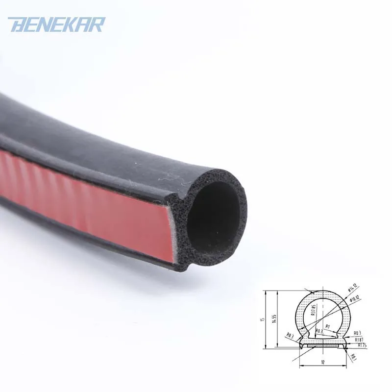 Резиновое уплотнение Benekar Big D 2 ~ 8 м Подлинная клейкая резиновая Автомобильная