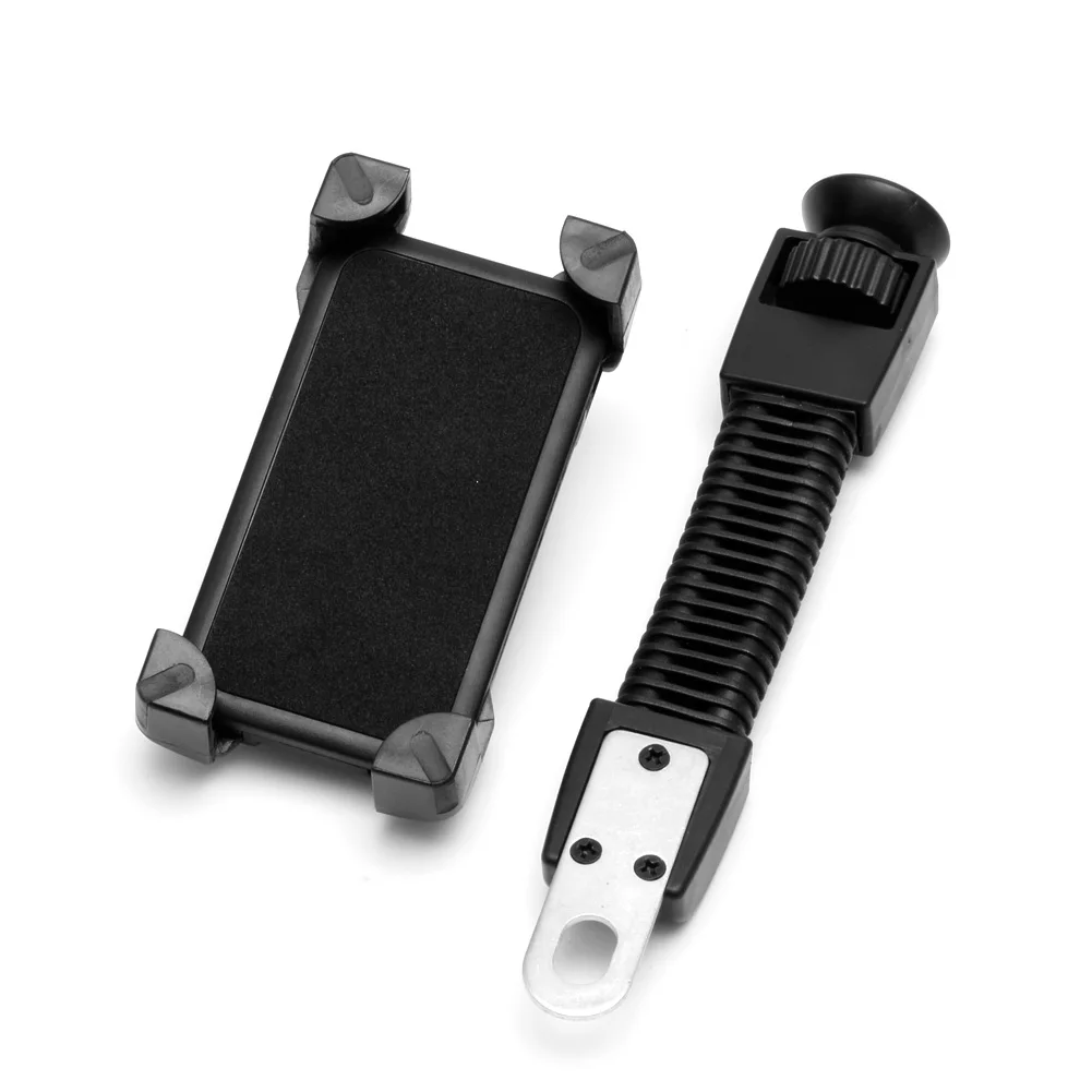 

Motorcycle 360°Rotating Rearview Mirror Holder Stand Mount Bracket For Phone GPS