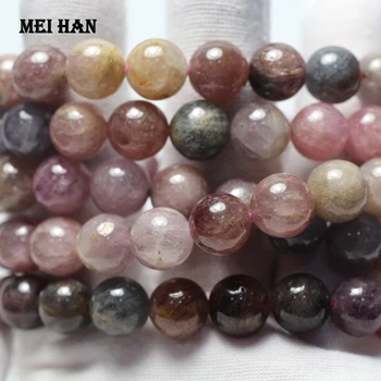 

Meihan Natural ( 1 bracelet/set) rare colorful spinell 10-10.5mm smooth round loose beads stone for jewelry making DIY design