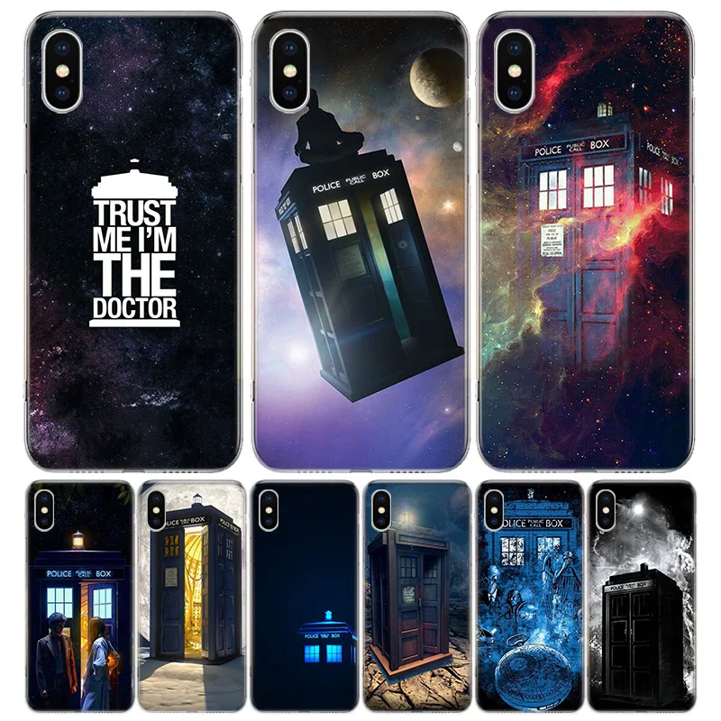 Чехол для телефона Tardis Box Doctor Who iPhone 13 12 11 Pro Max 6X8 6S 7 Plus XS XR Mini 5S SE P 6P | Мобильные