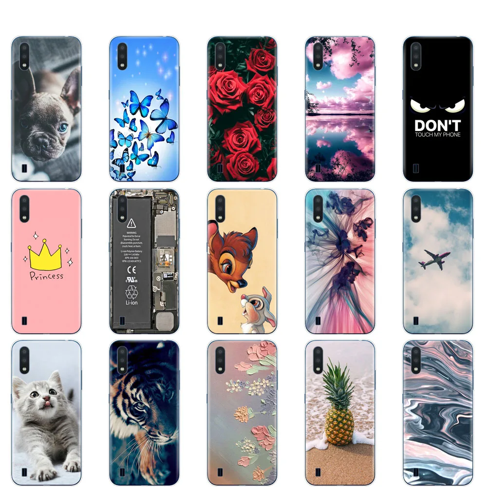 Coque Pour Samsung A01 Coque Souple En Silicone Pour Samsung Galaxy A01 Galaxy Ya01 A 01 A015 5 7 Pouces Coque Pare Chocs Mignon Aliexpress