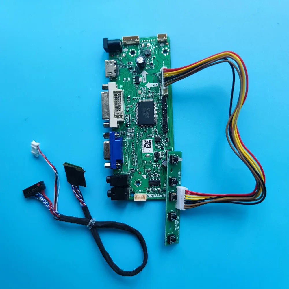 M.NT68676 40pin HDMI-совместимый светодиодный VGA ЖК-контроллер платы комплект DVI DIY для