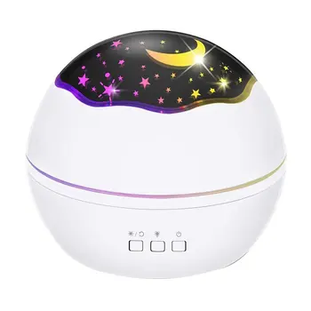 

LED Projection Lamp Magic Play Starry Sky Projection Lights Kids Bedroom Stars Romantic Starry Lights USB Type Lamp