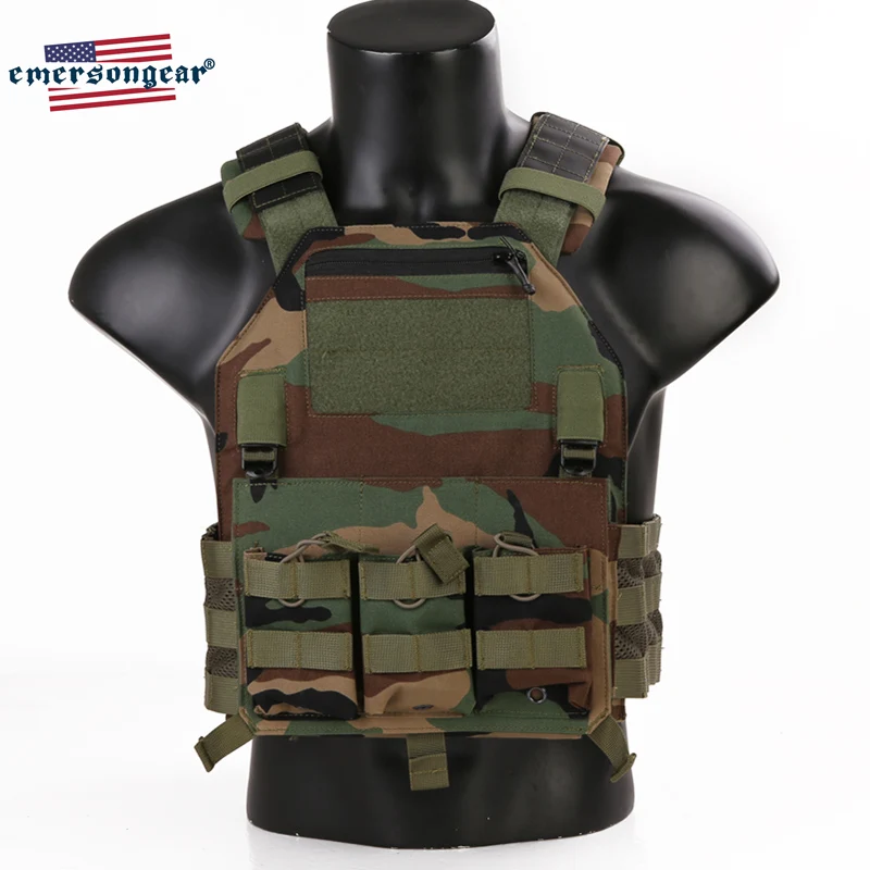 Emersongear 420 Tactical Vest Plate Carrier Molle Armor Swat Vest Harness Airsoft Military Paintball Protective Hunting Shooting
