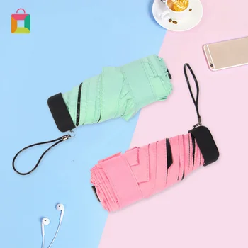 

1pc Foldable Cute Mini Pocket Children's Umbrella Double Windproof Rain Women Umbrellas Boys Beach Men's Sun Umbrella Girls Cozy