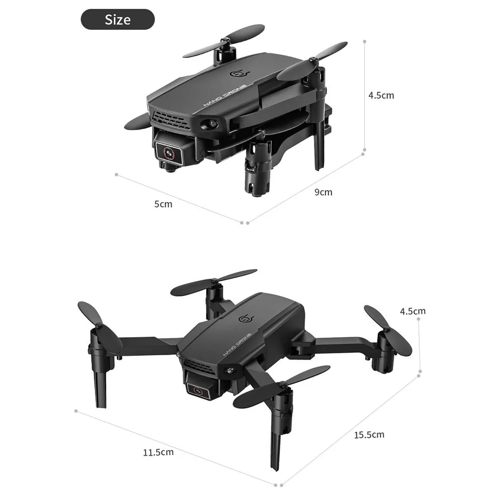 KF611 мини Дрон 4K HD камера WIFI FPV селфи Квадрокоптер Безголовый режим