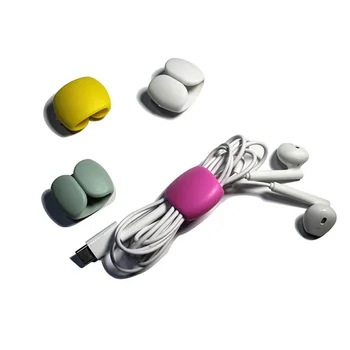 

Wire Cable Clips Organizer Desktop & Workstation Clips Cord Management Holder USB Charging Data Line Cable Winder