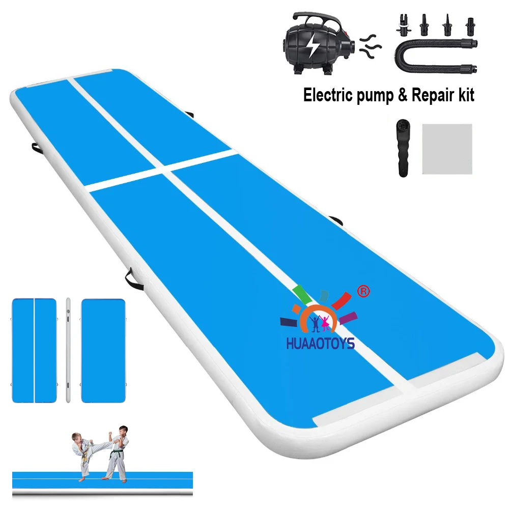 7 м надувной матрас с воздушной дорожкой для гимнастики йоги с бесплатным электронным воздуходувкой