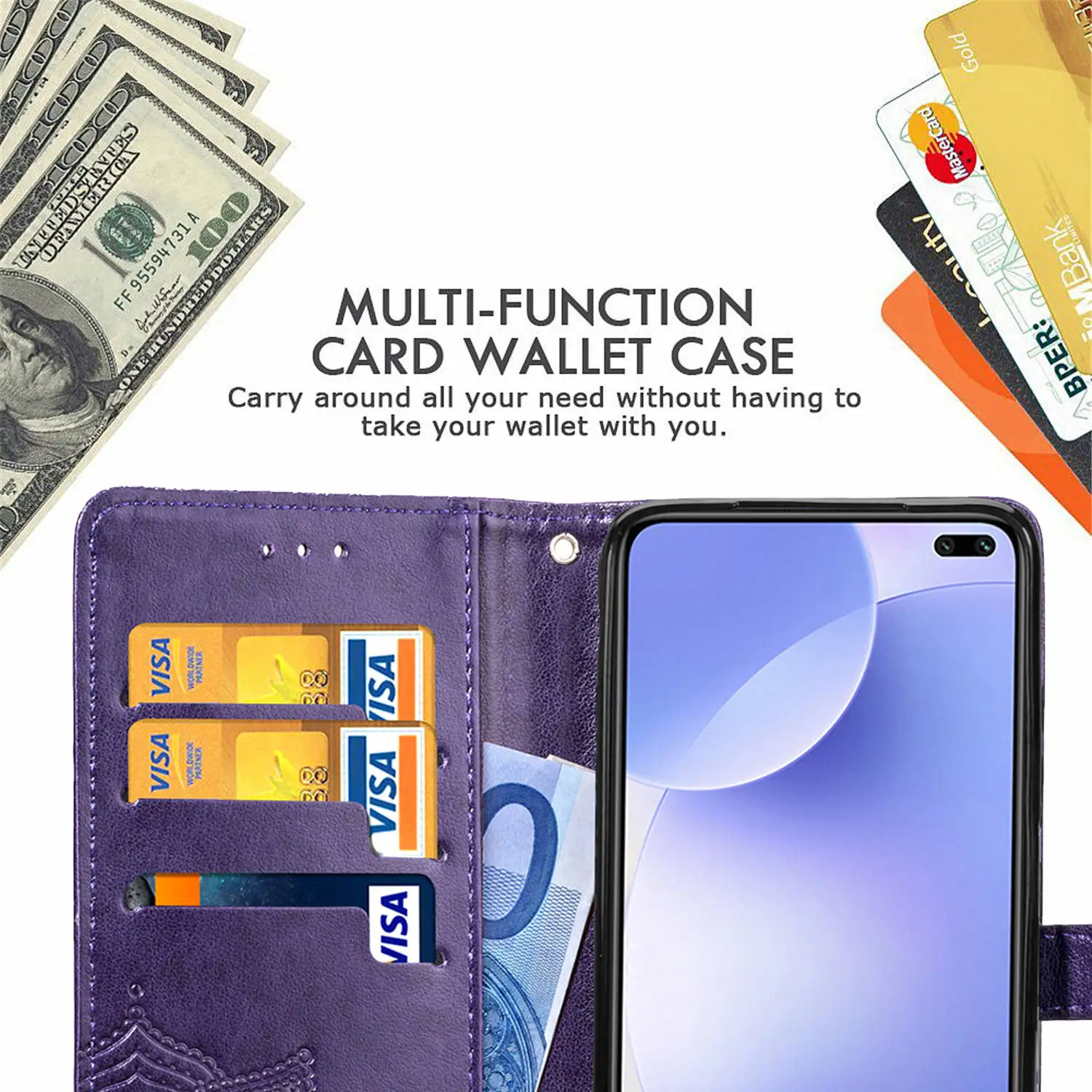 Флип чехол с цветами для Xiaomi Redmi 8 8A 7 7A 6 6A Note Pro 5 Plus 8T K20 Mi 9T SE 9 Lite 10 CC9 A3 кожаные