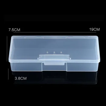

Case Storage box Utensils Cosmetic 19*7.5*3.8cm Plastic Jewelry Craft Beads