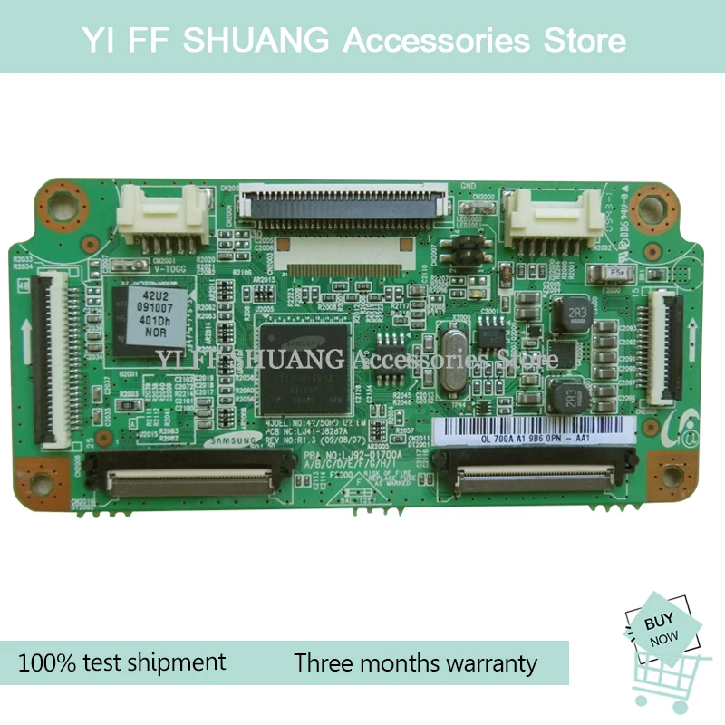 Prueba de 100% para placa lógica de S42AX-YB08, LJ41-08287A, 42 pulgadas, envío LJ92-01700A