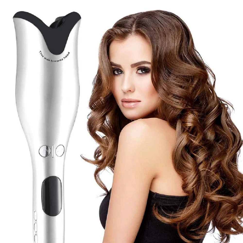 Automatic Hair Curler Wireless Ceramic Curling Iron Tongs Air Curler Curling Wand Hair Waver Styler Tools Portable Hair Crimper
