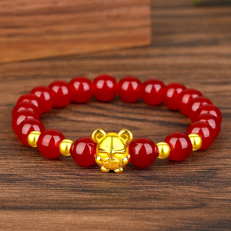 

Women's Year of Rat Zodiac Lucky Chinese Style Bracelet Glass Crystal Awards Anniversary Celebration Fashion Lover Gift Bracelet