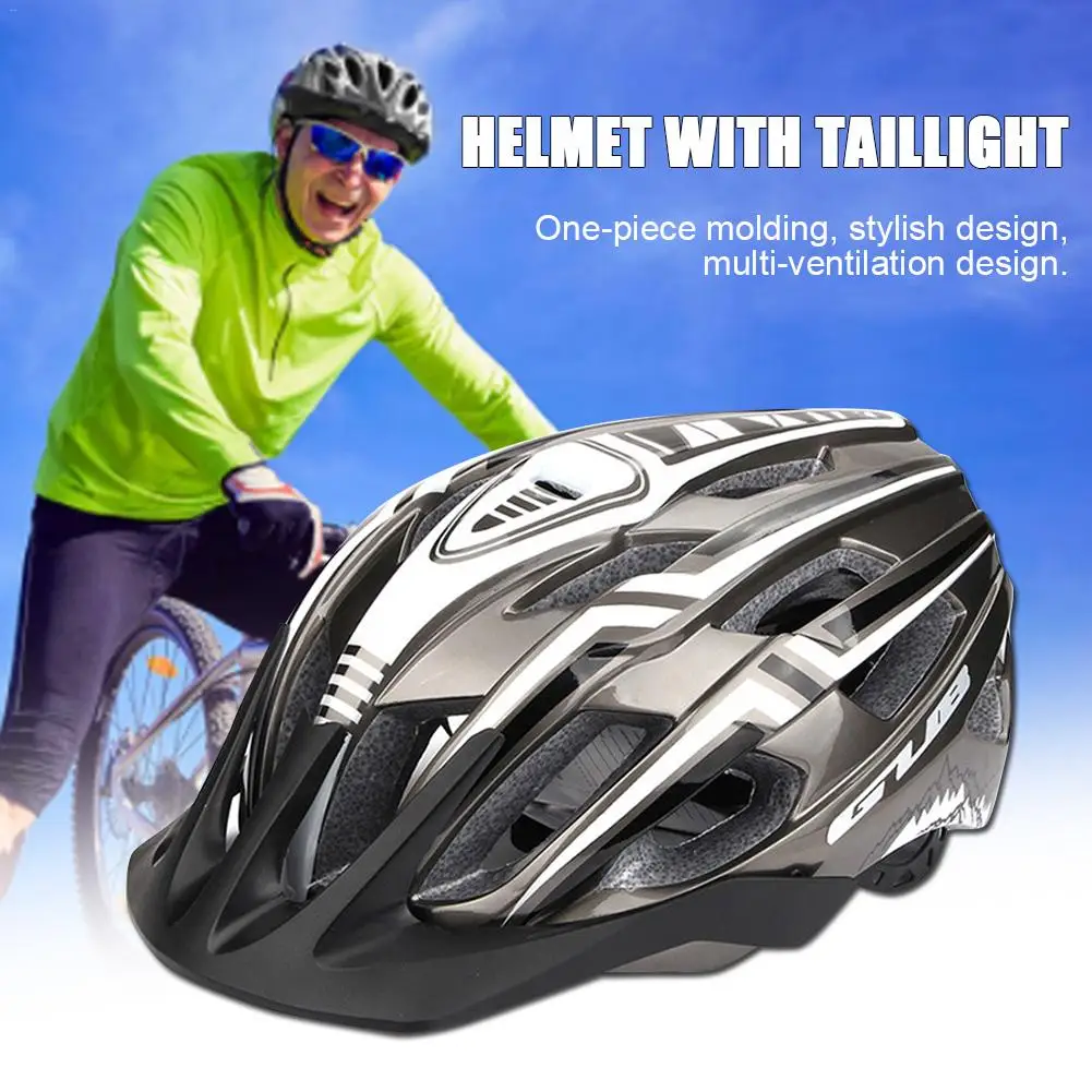 USB Charging Taillight Cycling Adjustable Helmet Mountain Bike Helmet with Bike Helmet Riding helmet Unisex