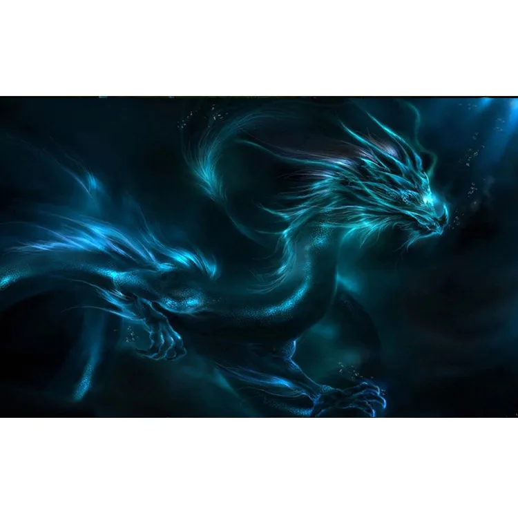 Dragon Сюрприз 3D стикер на заднее лобовое стекло автомобиля водонепроницаемый One Way Vision материал OEM 130*70 см уникальный ORC волк триллер стикер страшный - Название цвета: Dragon