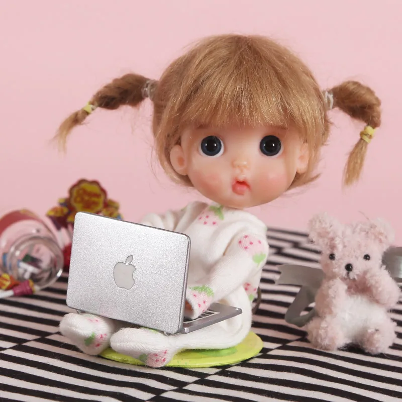 Ob11 кукольный реквизит для фотосъемки с компьютером molly 1/8bjd holala маленькая
