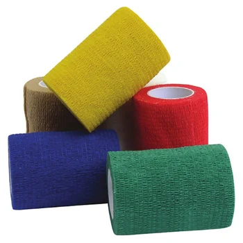 

Non Woven Bandage Wrap Self Adhesive Breathable Elastic Stretch Sports Tape For Pet Dog new arrival