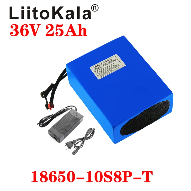 US $142.60 Liitokala 36v Battery 25ah Ebike Battery 20a Bms 36v 25ah 18650 10s8p Lithium Battery Pack For Electric Bike Electric Scooter