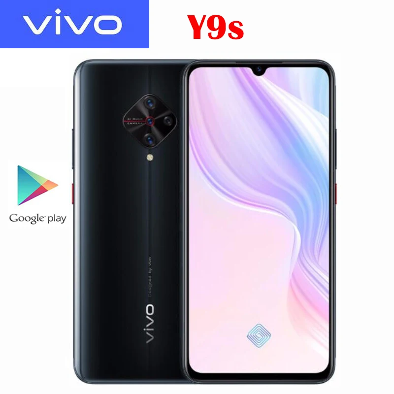 Смартфон VIVO Y9s 6 38 дюйма 8 + 128 ГБ Snapdragon 665 Android 9 задняя камера 48 МП 4500 ма ч 18