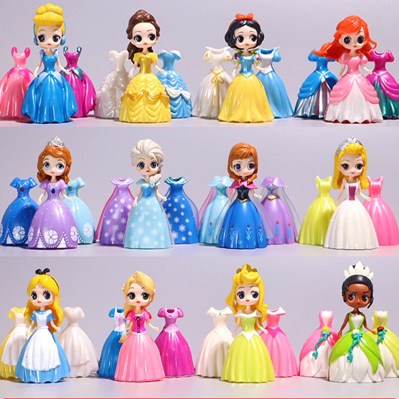 Игрушки Принцессы Disney куклы Холодное сердце Эльза Золушка Ариэль Алиса