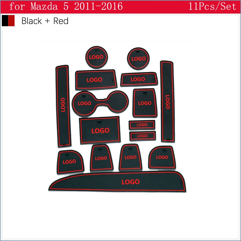 Противоскользящий резиновый подстаканник для Mazda 5 Premacy 2011 2012 2013 MK3 Mazda5 Coaster автомобильные аксессуары наклейки