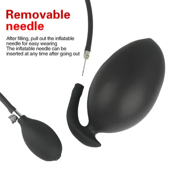 Go Out Silicone Inflated Super Big Anal Plug Dildo Pump Butt Plug Anal Dilator Prostate Massage Anus Extender Dilatador Sex Toys 4