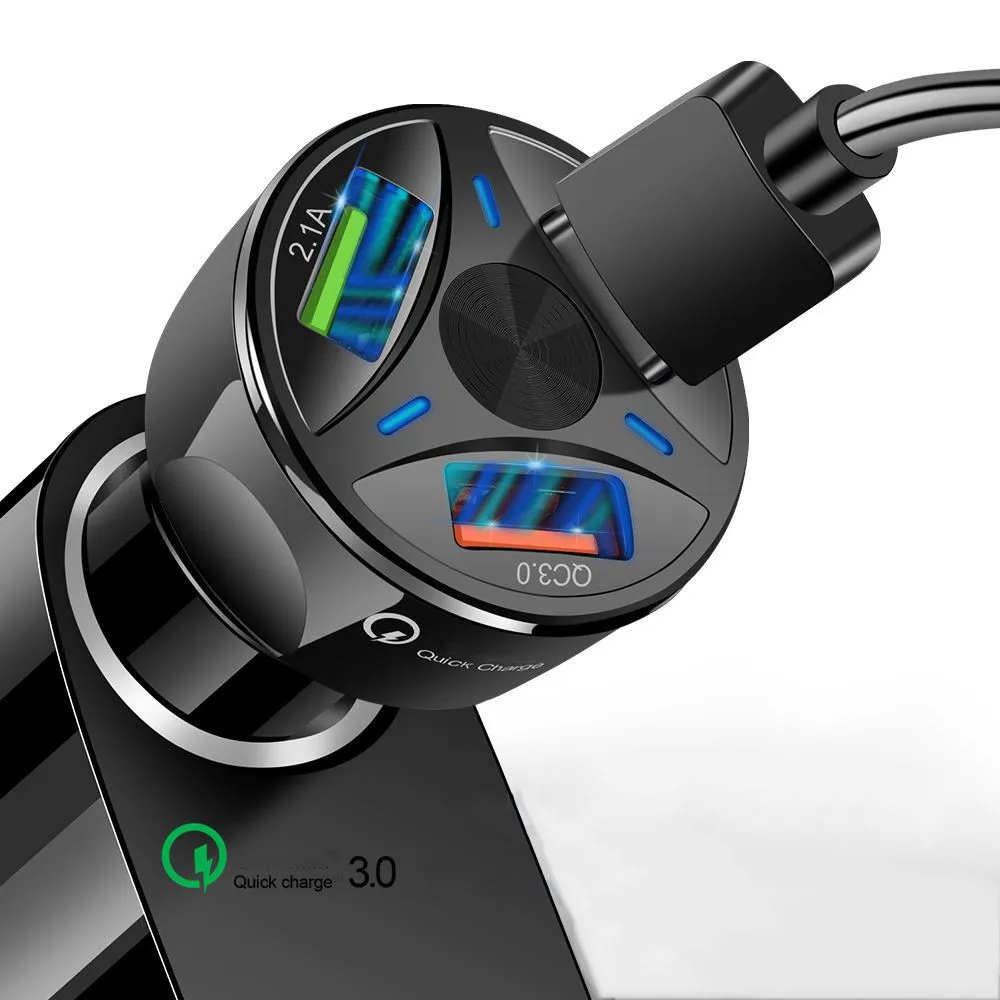 

Quick Charge 4.0 3.0 Car USB Charger for iPhone X Samsung Xiaomi Car Charger QC 3.0 QC 4.0 Fast Charging Mobile Phone Charger